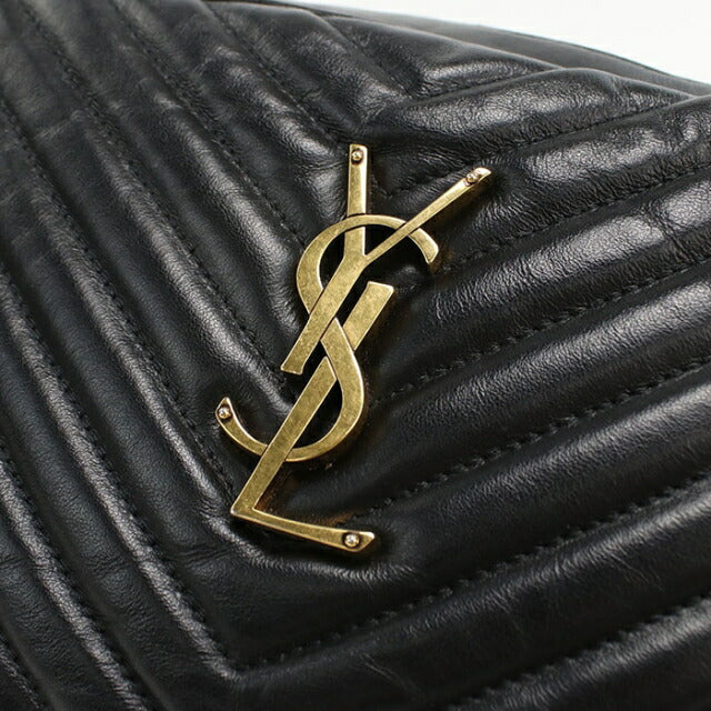 二手 Saint Laurent 斜挎单肩包 女士品牌 SAINT LAURENT Lou 相机包 皮革 612544 黑色 USDSL107243011