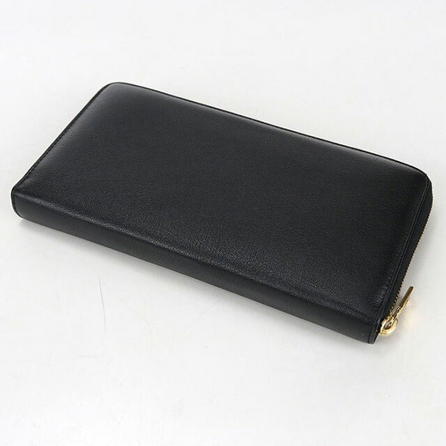 中古 サンローラン 長財布ラウンドファスナー レディース ブランド SAINT LAURENT モノグラム フルジップウォレット 352907 ブラック 財布 USDSL107273011