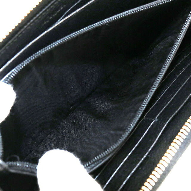 中古 サンローラン 長財布ラウンドファスナー レディース ブランド SAINT LAURENT モノグラム フルジップウォレット 352907 ブラック 財布 USDSL107273011