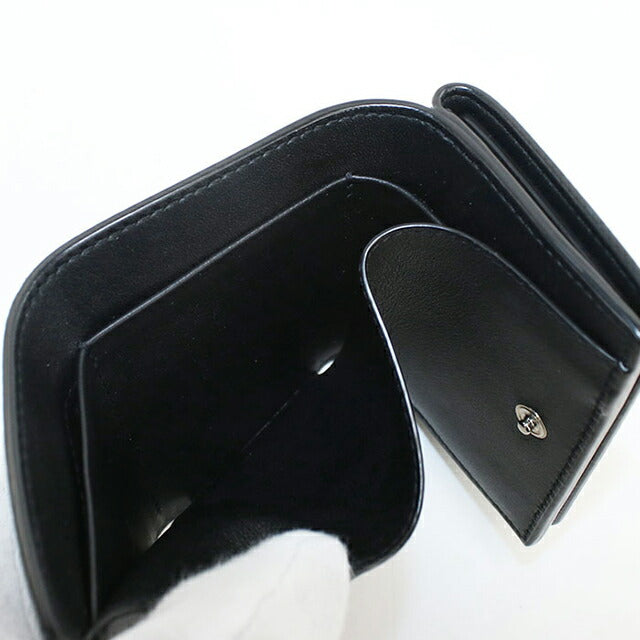 中古 サンローラン 三つ折り財布 三折財布 レディース ブランド SAINT LAURENT 517378 ブラック USDSL108787011