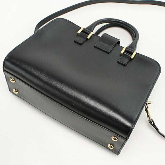 中古 サンローラン ハンドバッグ レディース ブランド SAINT LAURENT ベイビーカバス 2WAY 568853 ブラック USDSL111801011