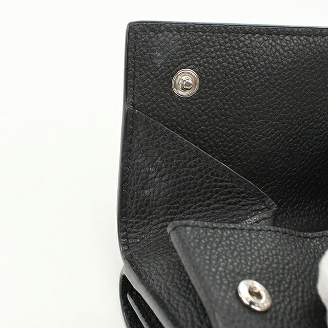 中古 サンローラン 三つ折り財布 三折財布 レディース ブランド SAINT LAURENT YSLロゴ オリガミタイニーウォレット 669959 ブラック USDSL112057011