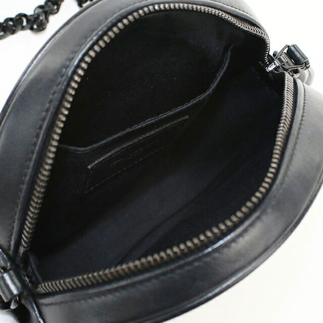 中古 サンローラン ショルダーバッグ レディース ブランド SAINT LAURENT ヴィニル チェーン 610436 ブラック USDSL112307011