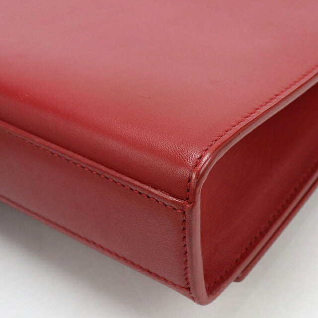 中古 サンローラン ショルダーバッグ レディース ブランド SAINT LAURENT ケイト タッセル ミディアム 354119 レッド USDSL112346011
