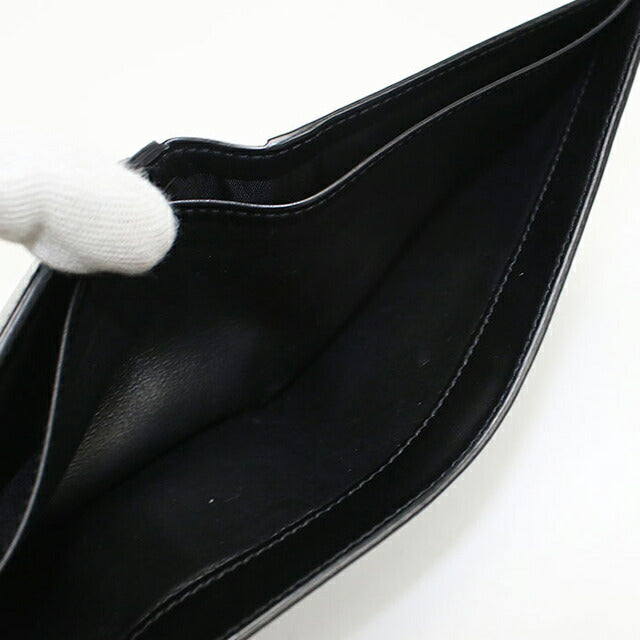 中古 サンローラン 二つ折り財布 二折財布 メンズ ブランド SAINT LAURENT タイニーカサンドラEW コインパース付きウォレット 610193 USDSL112707011