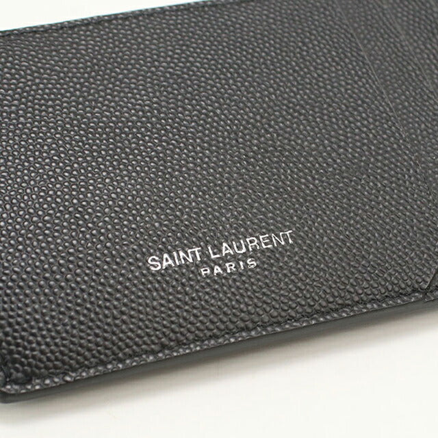 中古 サンローラン コインケース レディース ブランド SAINT LAURENT フラグメント ジップポーチ 609362 ブラック USDSL113165011