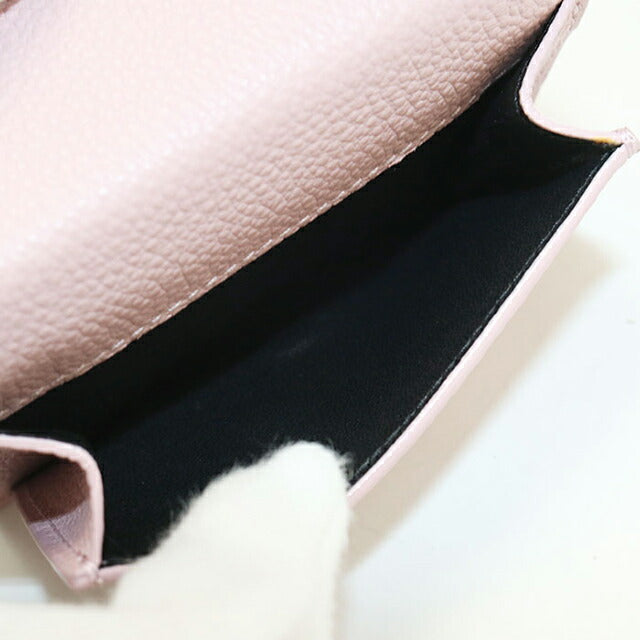 中古 サンローラン 三つ折り財布 三折財布 レディース ブランド SAINT LAURENT レザー 459784 ピンク USDSL114358011