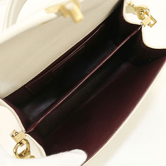 中古 サンローラン ハンドバッグ レディース ブランド SAINT LAURENT カサンドラ ミニ トップハンドルバッグ 2WAY 623930 USDSL114954011