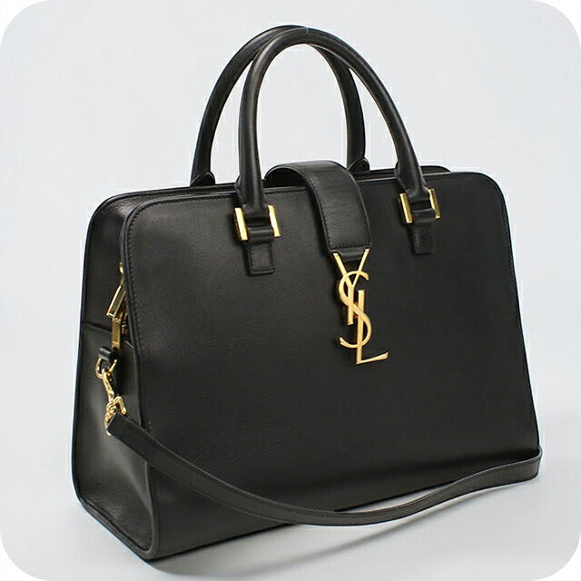 中古 サンローラン ハンドバッグ レディース ブランド SAINT LAURENT モノグラムカバス 357395 ブラック USDSL115166011