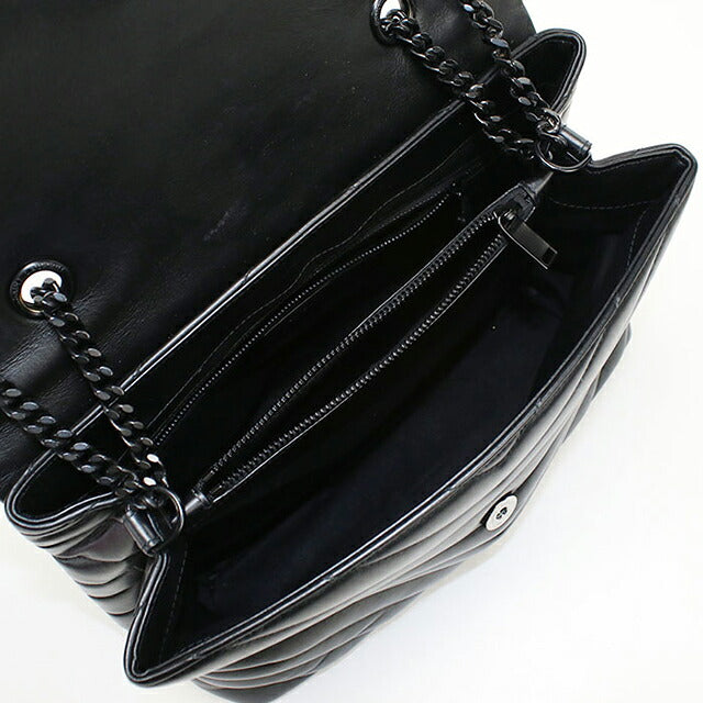 中古 サンローラン ショルダーバッグ レディース ブランド SAINT LAURENT カサンドラ チェーンショルダーバッグ 574946 ブラック USDSL115600011