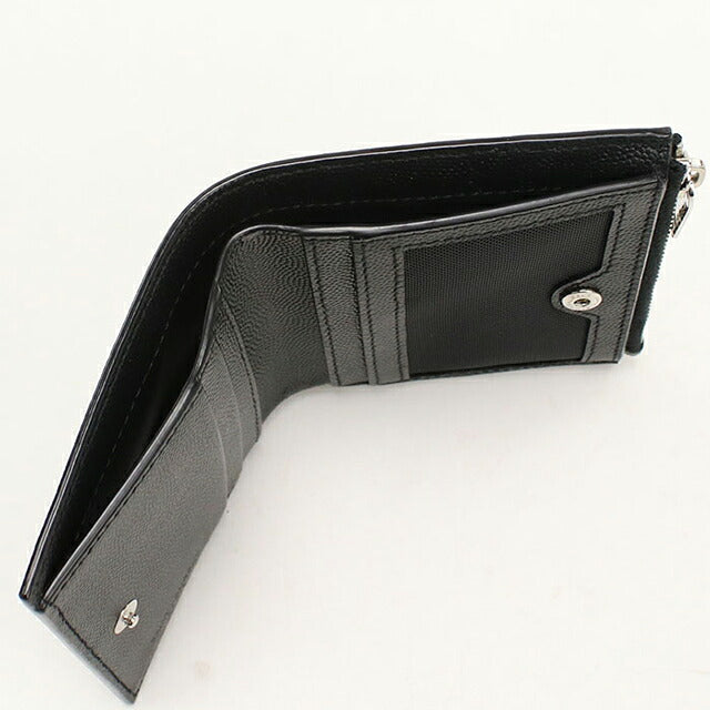 中古 サンローラン 二つ折り財布 二折財布 コンパクト ユニセックス ブランド SAINT LAURENT 575789 ブラック USDSL116908011