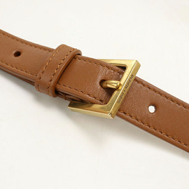 中古 サンローラン ショルダーバッグ レディース ブランド SAINT LAURENT ソルフェリーノ ミディアム レザー 634305 ベージュ USDSL117708011