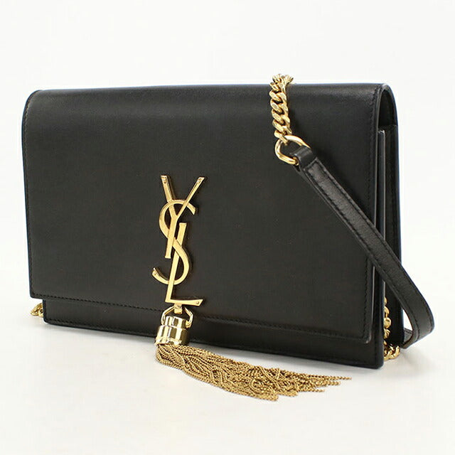 二手 Saint Laurent 链条钱包女装品牌 SAINT LAURENT Kate 流苏 452159 黑色 USDSL117794011