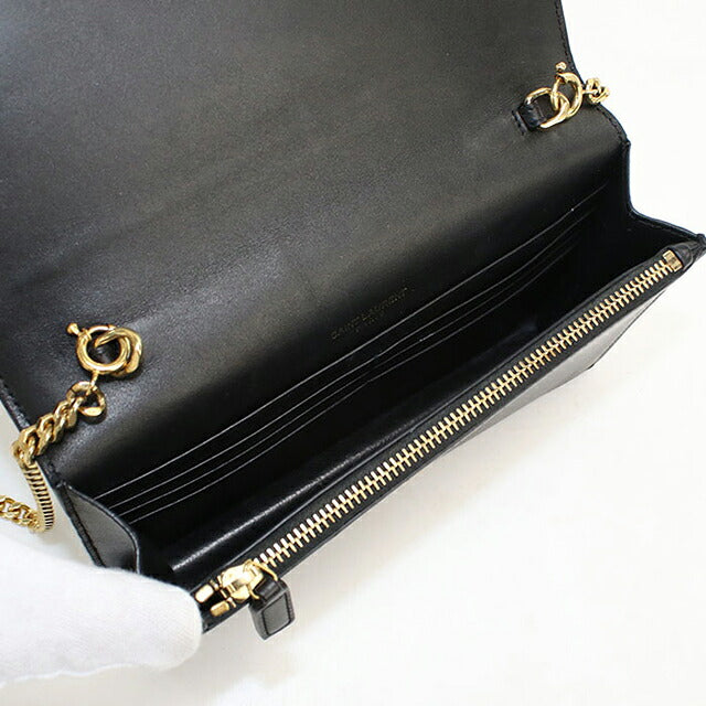 二手 Saint Laurent 链条钱包女装品牌 SAINT LAURENT Kate 流苏 452159 黑色 USDSL117794011