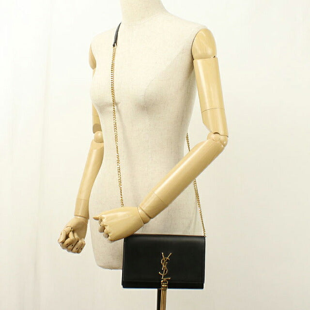 二手 Saint Laurent 链条钱包女装品牌 SAINT LAURENT Kate 流苏 452159 黑色 USDSL117794011