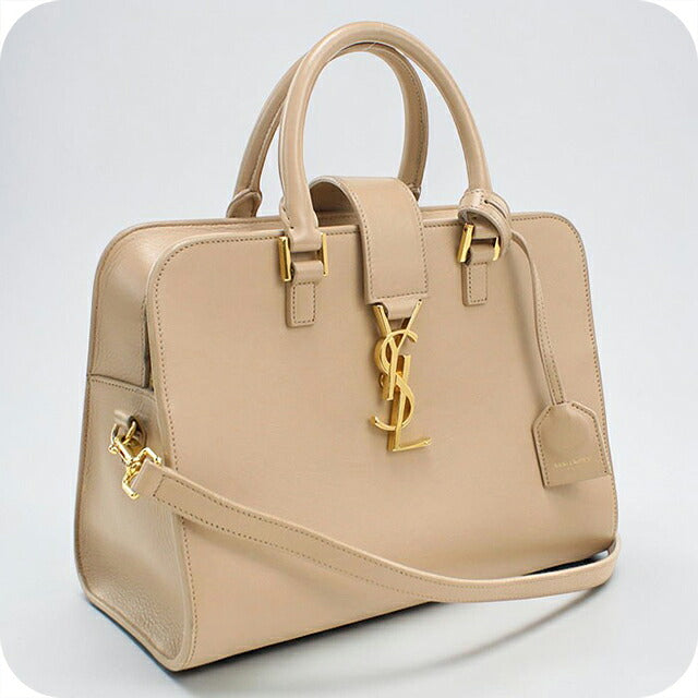 二手 Saint Laurent 手提包女装品牌 SAINT LAURENT Baby Cabas 2WAY 372087 米色 USDSL118209011