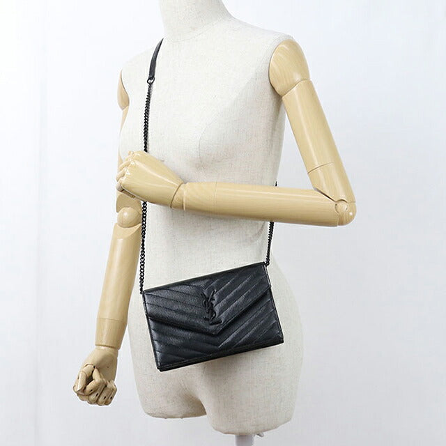 Used Saint Laurent Chain Wallet Women&