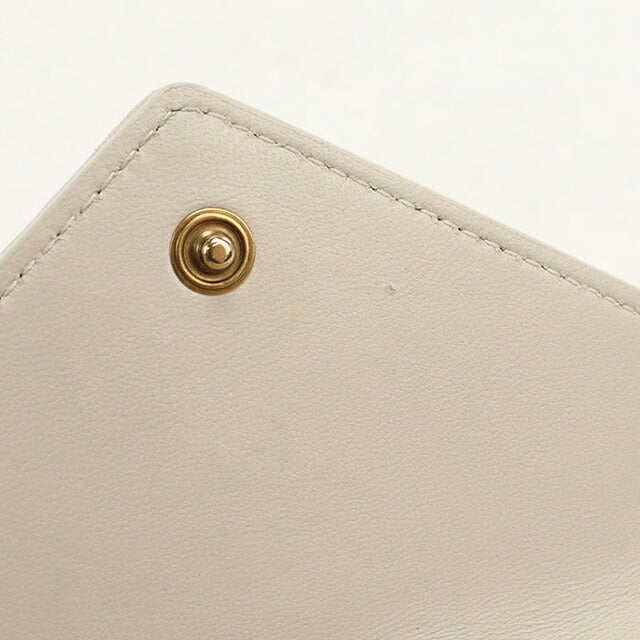 中古 サンローラン 三つ折り財布 三折財布 コンパクト レディース ブランド SAINT LAURENT ゲイビー コンパクトウォレット 692684 USDSL118845011