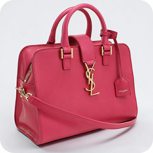 二手 Saint Laurent 手提包女装品牌 SAINT LAURENT Baby Monogram Cabas 2WAY 568853 粉色 USDSL118881011