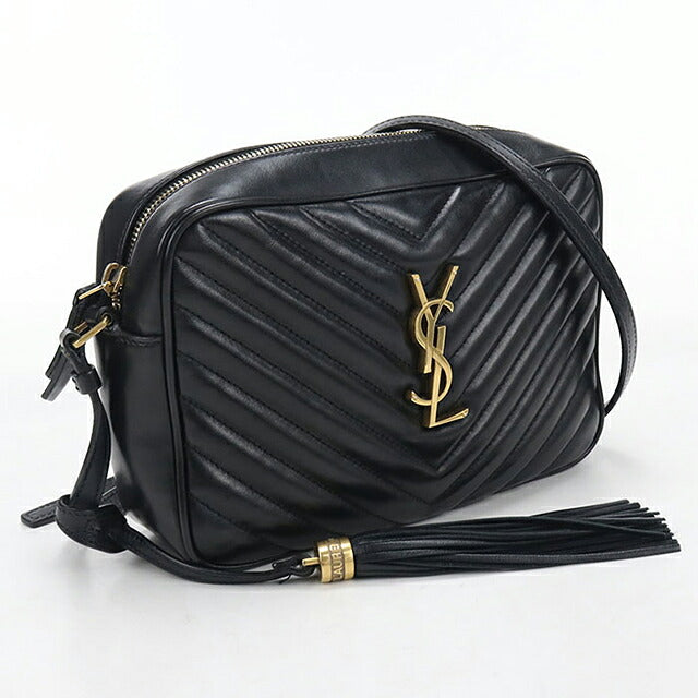 二手 Saint Laurent 单肩包女装品牌 SAINT LAURENT Lou 相机包 612544 黑色 USDSL118891011