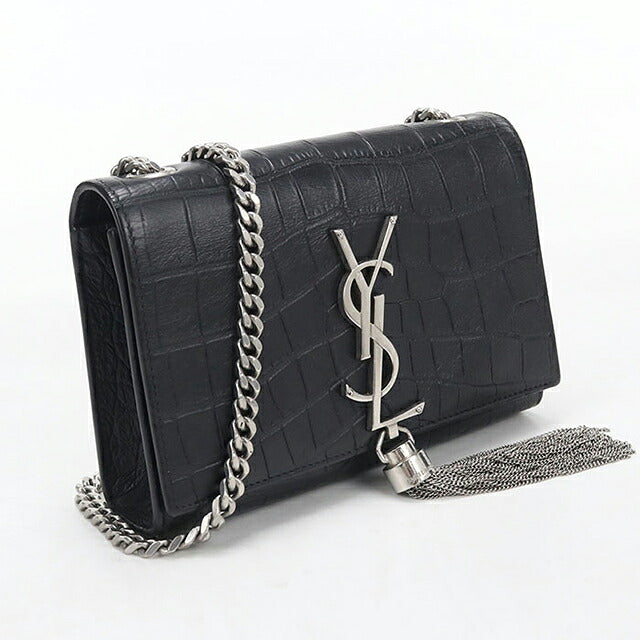 二手 Saint Laurent 单肩包女装品牌 SAINT LAURENT 凯特流苏链 354120 黑色 USDSL119073011