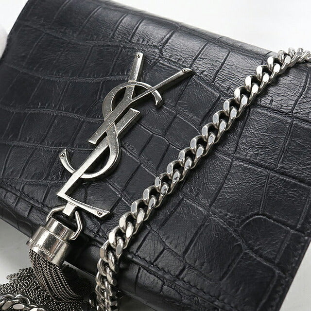 二手 Saint Laurent 单肩包女装品牌 SAINT LAURENT 凯特流苏链 354120 黑色 USDSL119073011