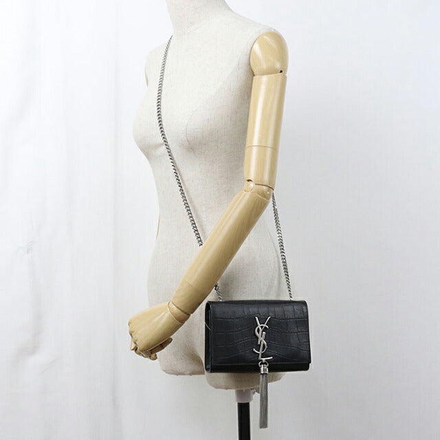 二手 Saint Laurent 单肩包女装品牌 SAINT LAURENT 凯特流苏链 354120 黑色 USDSL119073011
