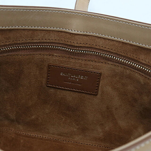 中古 サンローラン セミショルダー レディース ブランド SAINT LAURENT ホーボー ル サンカセット レザー 657228 ベージュ USDSL119465011