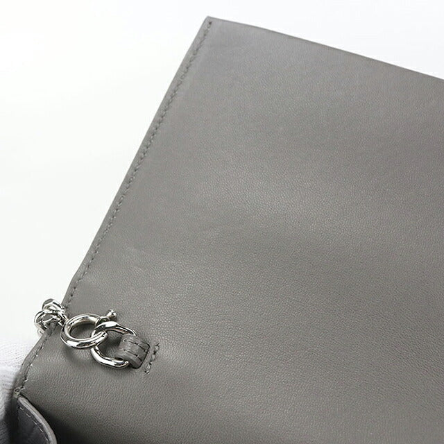 中古 サンローラン チェーンウォレット レディース ブランド SAINT LAURENT ケイト タッセル 452159 グレー USDSL119752011