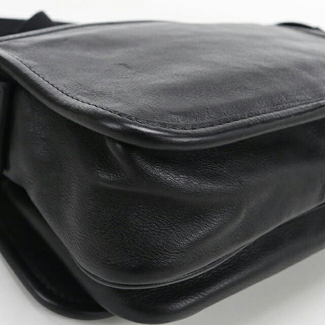 中古 サンローラン ショルダーバッグ レディース ブランド SAINT LAURENT ニキ スモールメッセンジャー レザー 776611 ブラック USDSL119779011