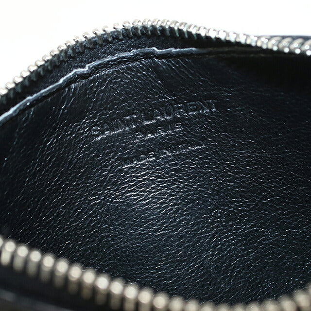 二手 Saint Laurent 零钱包男女通用品牌 SAINT LAURENT 碎片包 458589 黑色 USDSL120515011