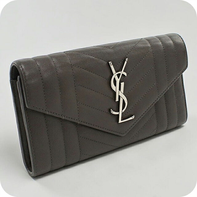Used Saint Laurent Long Wallet Bifold Women&