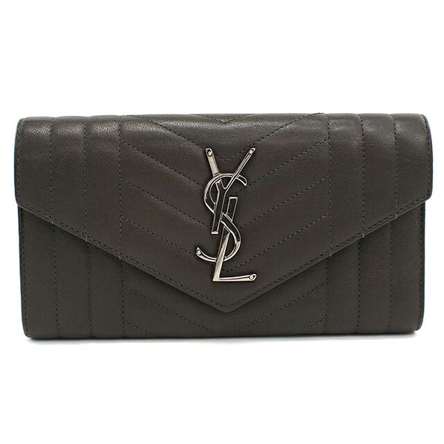 中古 サンローラン 長財布二折 レディース ブランド SAINT LAURENT