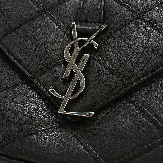 中古 サンローラン ショルダーバッグ レディース ブランド SAINT LAURENT YSL モノグラム 2WAY カレッジ ミディアム 428056 ブラック USDSL121482011