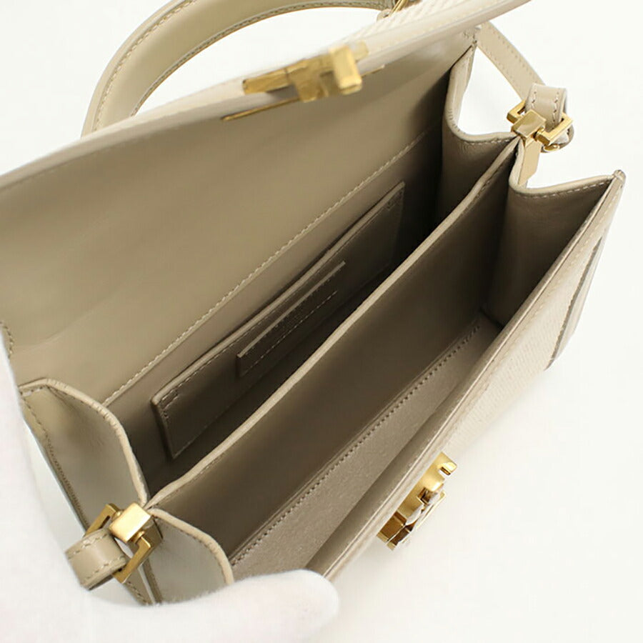 中古 サンローラン ハンドバッグ レディース ブランド SAINT LAURENT カサンドラ 2WAY レザー 623930 ベージュ バッグ USDSL95784011