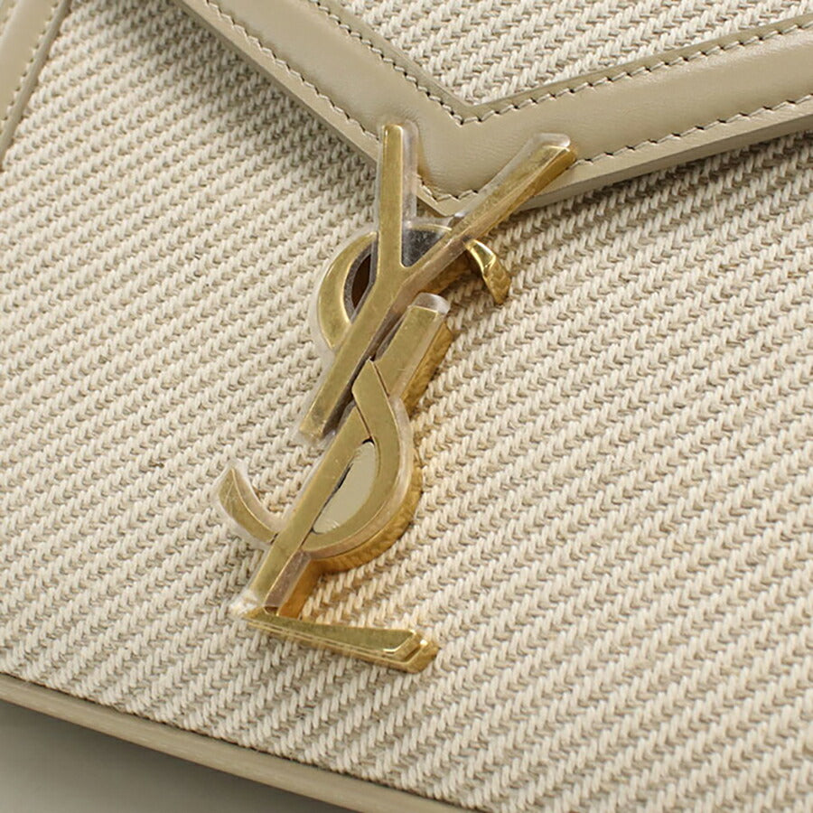 中古 サンローラン ハンドバッグ レディース ブランド SAINT LAURENT カサンドラ 2WAY レザー 623930 ベージュ バッグ USDSL95784011