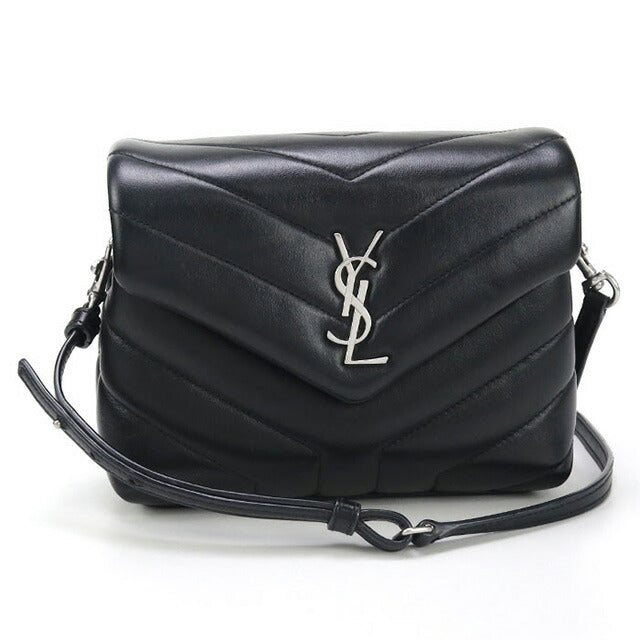中古 サンローラン 斜め掛け ショルダーバッグ レディース ブランド SAINT LAURENT ルル 467072 ブラック バッグ USDSL95821011