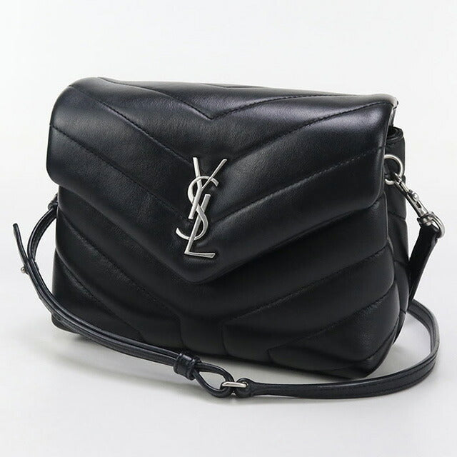 中古 サンローラン 斜め掛け ショルダーバッグ レディース ブランド SAINT LAURENT ルル 467072 ブラック バッグ USDSL95821011
