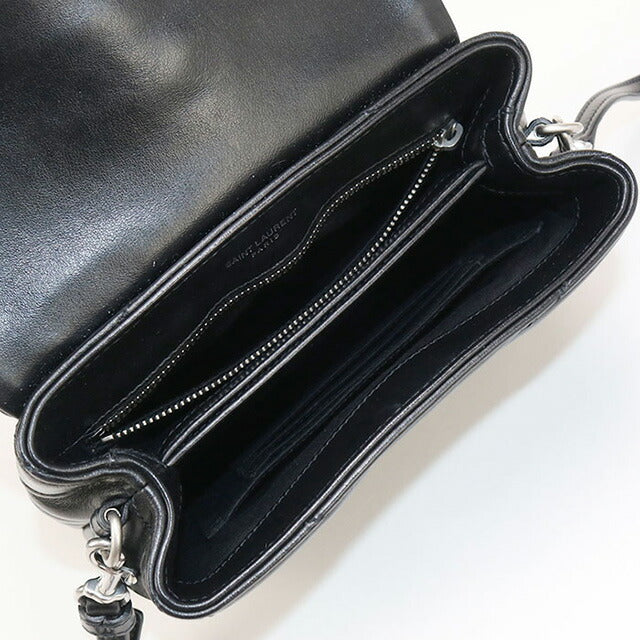 中古 サンローラン 斜め掛け ショルダーバッグ レディース ブランド SAINT LAURENT ルル 467072 ブラック バッグ USDSL95821011