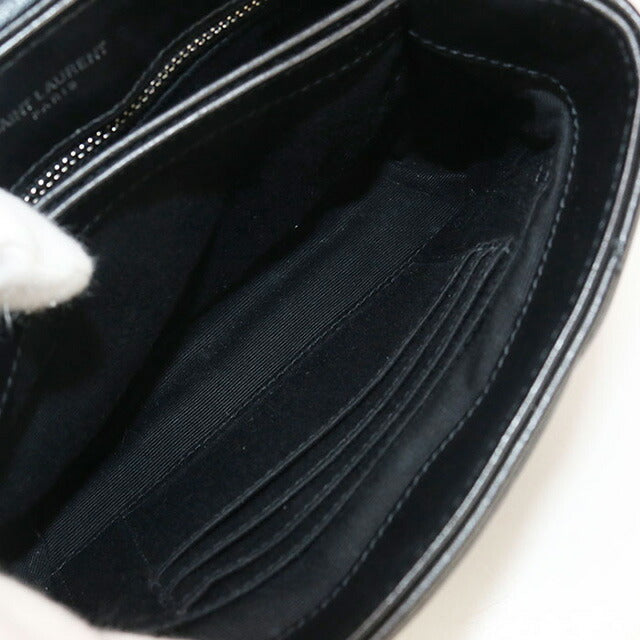 中古 サンローラン 斜め掛け ショルダーバッグ レディース ブランド SAINT LAURENT ルル 467072 ブラック バッグ USDSL95821011