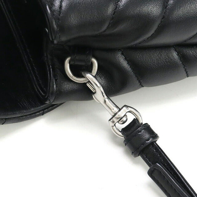 使用的Saint Laurent Crossbody肩带为女性品牌SAINT LAURENT LULU 467072黑色包USDSL95821011