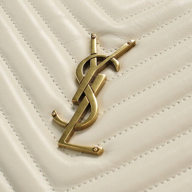 中古 サンローラン 斜め掛け ショルダーバッグ レディース ブランド SAINT LAURENT ルー 574494 ホワイト バッグ USDSL96465011