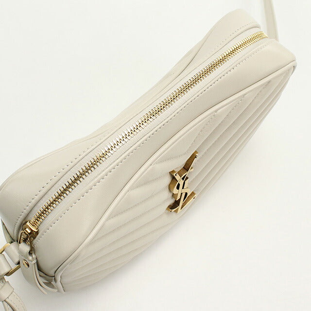 中古 サンローラン 斜め掛け ショルダーバッグ レディース ブランド SAINT LAURENT ルー 574494 ホワイト バッグ USDSL96465011