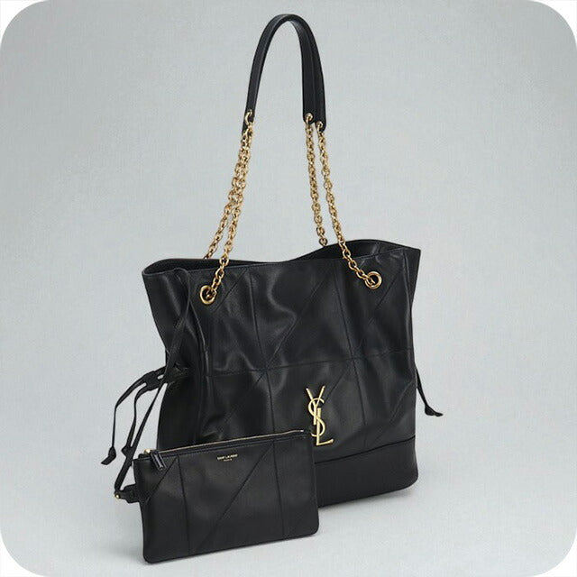 中古 サンローラン トートバッグ レディース ブランド SAINT LAURENT ジェイミー 809824 ブラック バッグ USDSL96845011