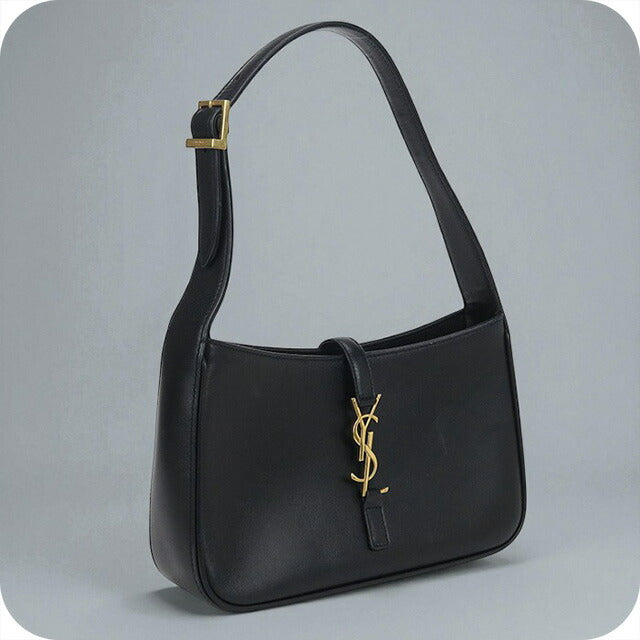 YSL ホーボーバッグ レザー ブラック ワンショルダーバッグ レディース中古 中古 サンローラン ショルダーバッグ レディース ブランド SAINT