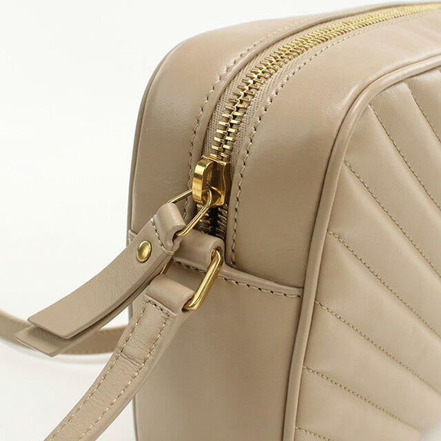 中古 サンローラン 斜め掛け ショルダーバッグ レディース ブランド SAINT LAURENT ルー カメラバッグ 761554 ベージュ バッグ USDSL97459011