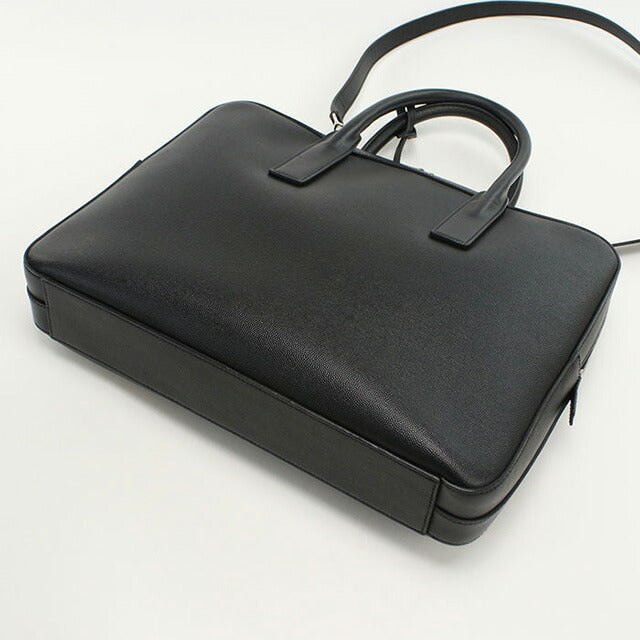 中古 サンローラン ブリーフケース メンズ ブランド SAINT LAURENT ミュージアム レザー 377865 ブラック バッグ USDSL98128011