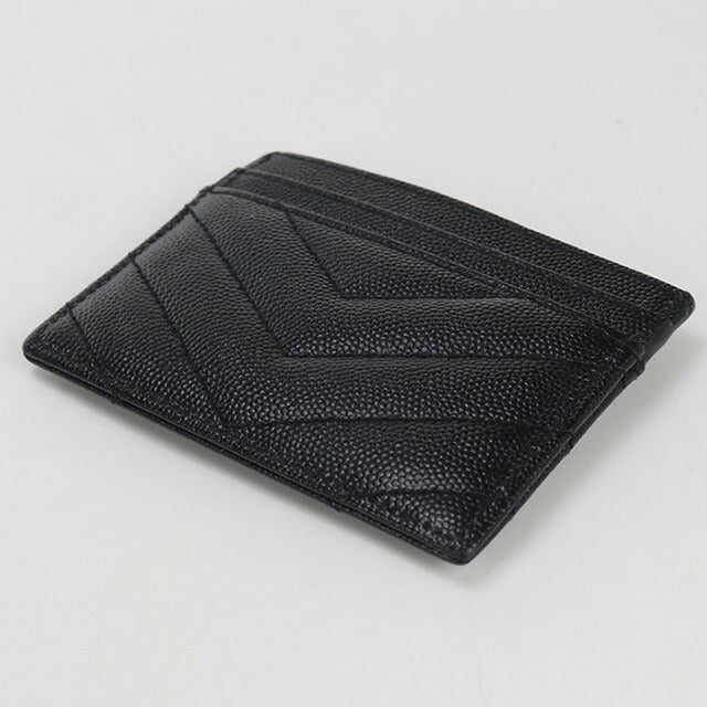 中古 サンローラン カードケース レディース ブランド SAINT LAURENT モノグラム レザー 423291 ブラック 財布 USDSL99828011