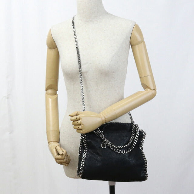使用Stella McCartney Tote Bag for妇女品牌Stella McCartney Falabella Mini 371223 Black Bag USDSTM95869011