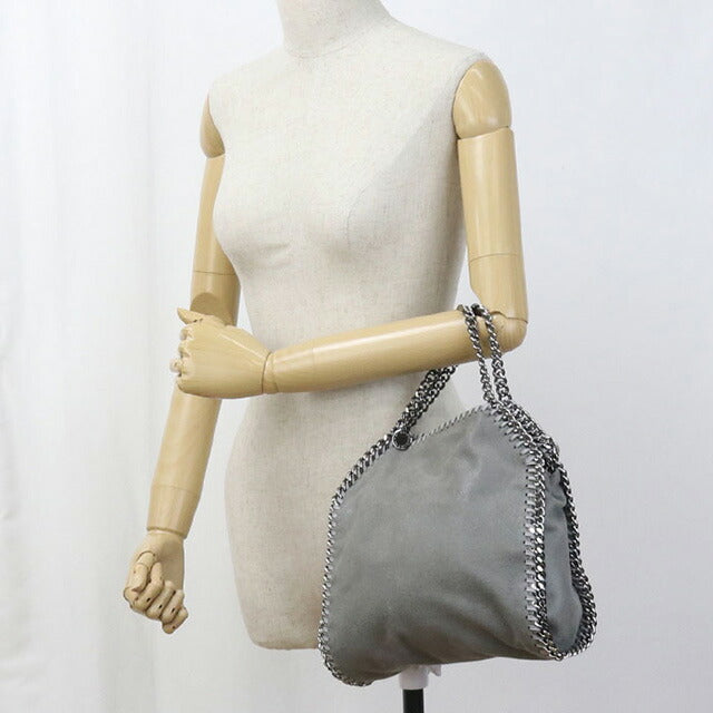 中古 ステラマッカートニー トートバッグ レディース ブランド STELLA MCCARTNEY ファラベラ ミニ トートバッグ 371223 W91321 グレー USDSTM97252011